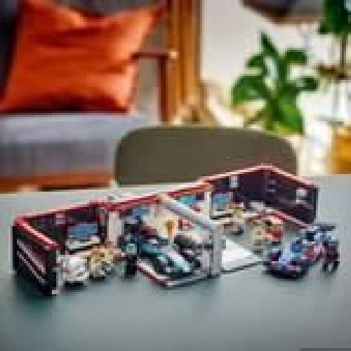 Jeu D'assemblage - Jeu De Construction - Jeu De Manipulation LEGO City 60444 Garage de F1 et voitures Mercedes-AMG et Alpine Jeu pour garçon des 7 ans