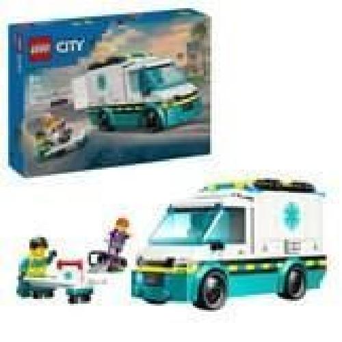 Jeu D'assemblage - Jeu De Construction - Jeu De Manipulation LEGO City 60451 L'ambulance de secours - Jouet de construction pour garçon des 5 ans