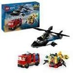 LEGO City 60462 Helicoptere. camion de pompiers et sous marin modulable - Jouet des 7 ans