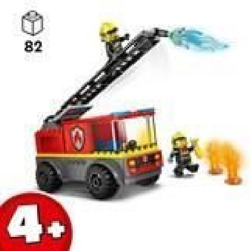 Jeu D'assemblage - Jeu De Construction - Jeu De Manipulation LEGO City 60463 Camion de pompiers avec échelle - Jeu de construction - Enfants des 4 ans