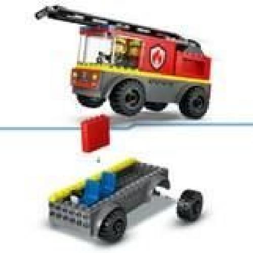 Jeu D'assemblage - Jeu De Construction - Jeu De Manipulation LEGO City 60463 Camion de pompiers avec échelle - Jeu de construction - Enfants des 4 ans