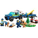 Jeu D'assemblage - Jeu De Construction - Jeu De Manipulation LEGO City Police 60369 Le Dressage des Chiens Policiers. Jouet Voiture avec Remorque