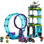 Jeu D'assemblage - Jeu De Construction - Jeu De Manipulation LEGO City Stuntz 60361 Le Défi Ultime des Motards Cascadeurs. Jouet Motos pour 1 ou 2 Joueurs