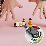 Jeu D'assemblage - Jeu De Construction - Jeu De Manipulation LEGO City Stuntz La Moto de Cascade Baignoire - Jouet avec Minifigurines de Cascadeurs