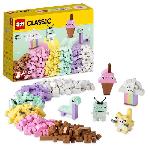 Jeu D'assemblage - Jeu De Construction - Jeu De Manipulation LEGO Classic 11028 L'Amusement Créatif Pastel. Jouets Briques avec Dinosaure et Chat. Cadeau