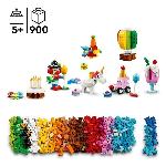 Jeu D'assemblage - Jeu De Construction - Jeu De Manipulation LEGO Classic 11029 Boîte de Fete Créative avec 12 Mini Jouets en Briques : Licorne. Clown