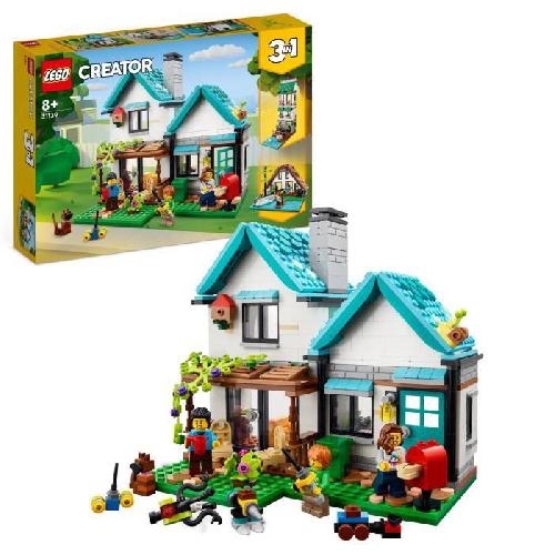 Jeu D'assemblage - Jeu De Construction - Jeu De Manipulation LEGO Creator 3-en-1 31139 La Maison Accueillante. Maquette avec 3 Maisons Différentes. et Figurines