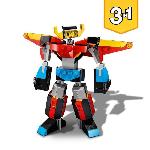 Jeu D'assemblage - Jeu De Construction - Jeu De Manipulation LEGO Creator 31124 Le Super Robot. Jouet 3 en 1 Robot Dragon Avion