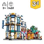 Jeu D'assemblage - Jeu De Construction - Jeu De Manipulation LEGO Creator 31141 La Grand-rue. Jouet de Construction avec Gratte-Ciel et Rue de Marché. Idée Cadeau