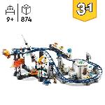 Jeu D'assemblage - Jeu De Construction - Jeu De Manipulation LEGO Creator 31142 Les Montagnes Russes de l'Espace. Jouet avec Fusée Spatiale. Planetes et Briques