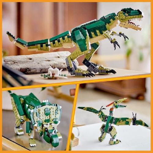 Jeu D'assemblage - Jeu De Construction - Jeu De Manipulation LEGO Creator 31151 3-en-1 Le T-rex - Dinosaure jouet tricératops ou ptérodactyle