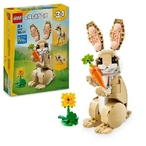 Jeu D'assemblage - Jeu De Construction - Jeu De Manipulation LEGO Creator 31162 3-en-1 L'adorable lapin - Jeu de construction pour fille des 8 ans