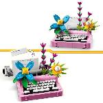 Jeu D'assemblage - Jeu De Construction - Jeu De Manipulation LEGO Creator 31169 3-en-1 La machine a écrire avec des fleurs - Jeu pour fille des 8 ans