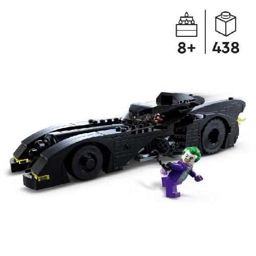 Jeu D'assemblage - Jeu De Construction - Jeu De Manipulation LEGO DC 76224 La Batmobile : Poursuite entre Batman et le Joker. Jouet de Voiture Batmobile. avec Figurines