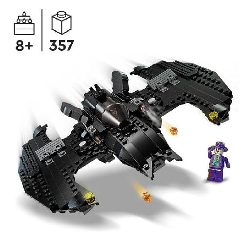 Jeu D'assemblage - Jeu De Construction - Jeu De Manipulation LEGO DC 76265 Batwing : Batman Contre le Joker. Jouet d'Avion Iconique du Film 1989 avec 2 Minifigurines
