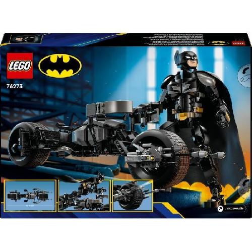 Jeu D'assemblage - Jeu De Construction - Jeu De Manipulation LEGO DC Batman 76273 La figurine de Batman a construire et la moto Bat-Pod