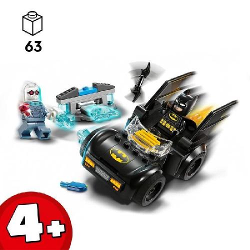 Jeu D'assemblage - Jeu De Construction - Jeu De Manipulation LEGO DC Batman 76301 Batman et la Batmobile contre Mr. Freeze - Jeu avec super héros