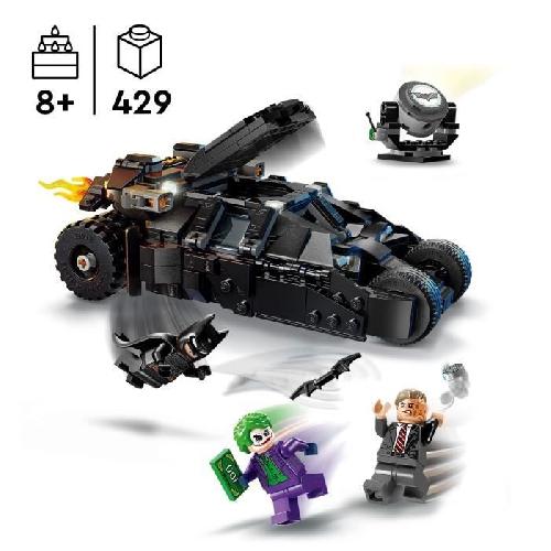 Jeu D'assemblage - Jeu De Construction - Jeu De Manipulation LEGO DC Batman 76303 La Batmobile Tumbler de Batman contre Double-Face et Le Joker - Jouet