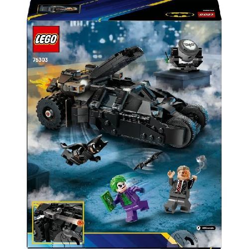 Jeu D'assemblage - Jeu De Construction - Jeu De Manipulation LEGO DC Batman 76303 La Batmobile Tumbler de Batman contre Double-Face et Le Joker - Jouet