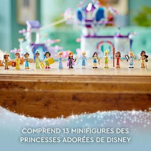 Jeu D'assemblage - Jeu De Construction - Jeu De Manipulation LEGO Disney 43215 La Cabane Enchantée dans l'Arbre. avec 13 Mini-Poupées dont Princesse Jasmine et Elsa
