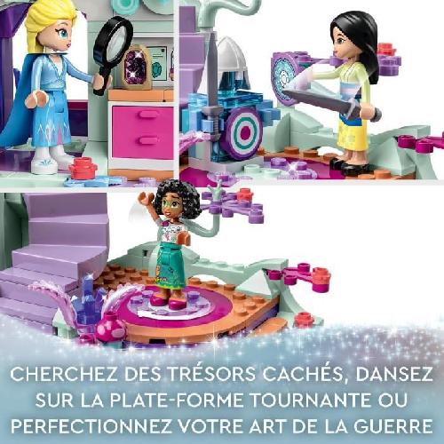 Jeu D'assemblage - Jeu De Construction - Jeu De Manipulation LEGO Disney 43215 La Cabane Enchantée dans l'Arbre. avec 13 Mini-Poupées dont Princesse Jasmine et Elsa