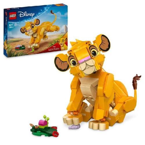 Jeu D'assemblage - Jeu De Construction - Jeu De Manipulation LEGO | Disney 43243 Simba. le bébé du Roi lion. jouet de construction. idée cadeau