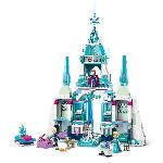 Jeu D'assemblage - Jeu De Construction - Jeu De Manipulation LEGO | Disney 43244 Le palais de glace d'Elsa. jouet de construction pour enfants et fans