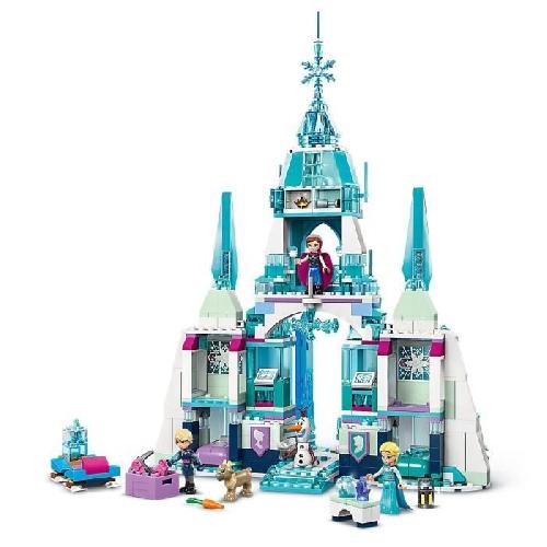 Jeu D'assemblage - Jeu De Construction - Jeu De Manipulation LEGO | Disney 43244 Le palais de glace d'Elsa. jouet de construction pour enfants et fans