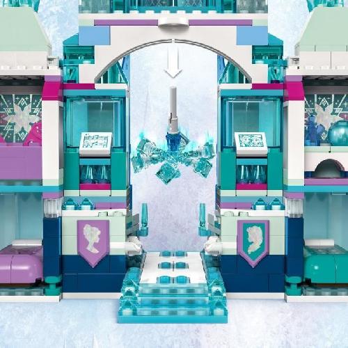 Jeu D'assemblage - Jeu De Construction - Jeu De Manipulation LEGO | Disney 43244 Le palais de glace d'Elsa. jouet de construction pour enfants et fans