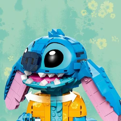 Jeu D'assemblage - Jeu De Construction - Jeu De Manipulation LEGO | Disney 43249 Stitch. Jeu de Construction pour Enfants. Cornet de Glace et Figurine