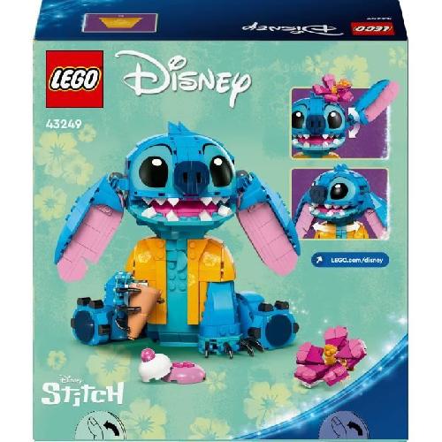 Jeu D'assemblage - Jeu De Construction - Jeu De Manipulation LEGO | Disney 43249 Stitch. Jeu de Construction pour Enfants. Cornet de Glace et Figurine