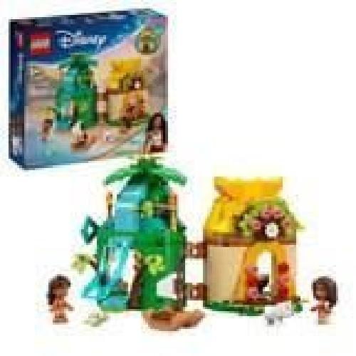 Jeu D'assemblage - Jeu De Construction - Jeu De Manipulation LEGO | Disney 43260 L'île de Vaiana miniature Jeu de construction Maison de mini-poupées