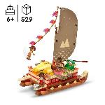 Jeu D'assemblage - Jeu De Construction - Jeu De Manipulation LEGO | Disney 43270 Le bateau d'aventure de Vaiana - Jeu a construire et cadeau des 6 ans