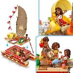 Jeu D'assemblage - Jeu De Construction - Jeu De Manipulation LEGO | Disney 43270 Le bateau d'aventure de Vaiana - Jeu a construire et cadeau des 6 ans