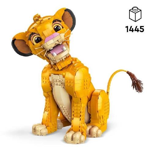 Jeu D'assemblage - Jeu De Construction - Jeu De Manipulation LEGO Disney Classic 43247 Simba. le jeune Roi lion. figurine d'animal collector