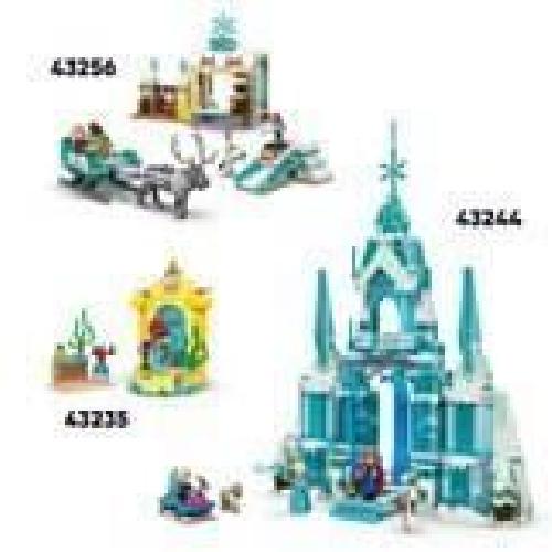 Jeu D'assemblage - Jeu De Construction - Jeu De Manipulation LEGO | Disney La Reine des neiges 43265 Le château de glace d'Arendelle - Jeu créatif