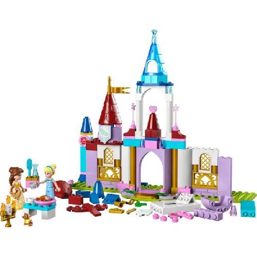 Jeu D'assemblage - Jeu De Construction - Jeu De Manipulation LEGO Disney Princess 43219 Châteaux Créatifs. Jouet Château avec Mini-Poupées Belle et Cendrillon