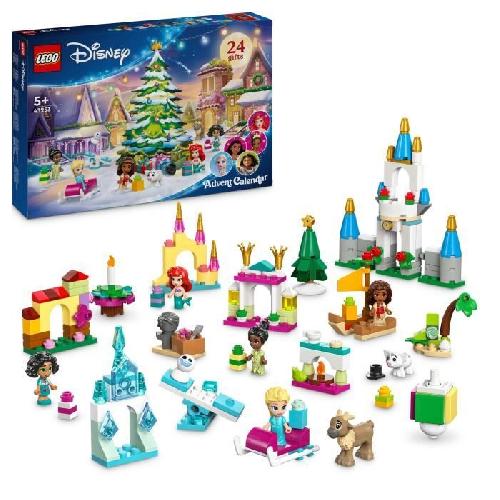 Jeu D'assemblage - Jeu De Construction - Jeu De Manipulation LEGO | Disney Princess 43253 Calendrier de l'Avent 2024 - Cadeau Noël pour les Enfants