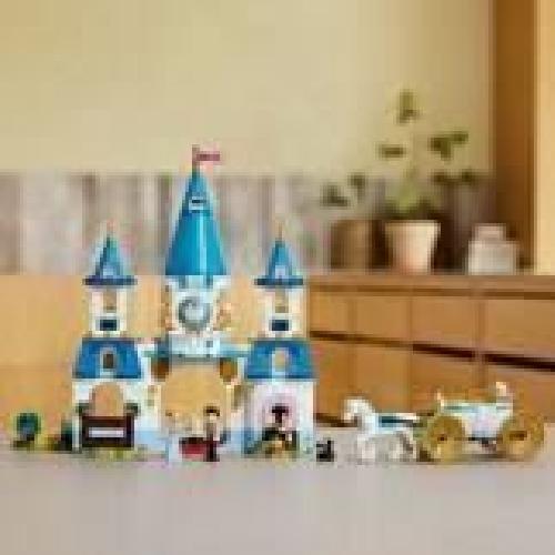 Jeu D'assemblage - Jeu De Construction - Jeu De Manipulation LEGO | Disney Princess 43275 Le château de Cendrillon et la caleche - Jeu de rôle 6 ans