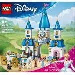 Jeu D'assemblage - Jeu De Construction - Jeu De Manipulation LEGO | Disney Princess 43275 Le château de Cendrillon et la caleche - Jeu de rôle 6 ans