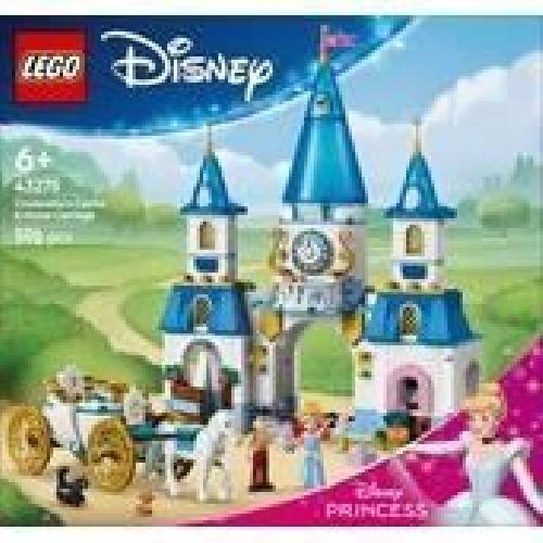 Jeu D'assemblage - Jeu De Construction - Jeu De Manipulation LEGO | Disney Princess 43275 Le château de Cendrillon et la caleche - Jeu de rôle 6 ans