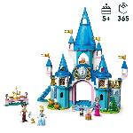 Jeu D'assemblage - Jeu De Construction - Jeu De Manipulation LEGO Disney Princess - Le Château de Cendrillon et du Prince Charmant - Jouet des 5 Ans - 365 Pieces