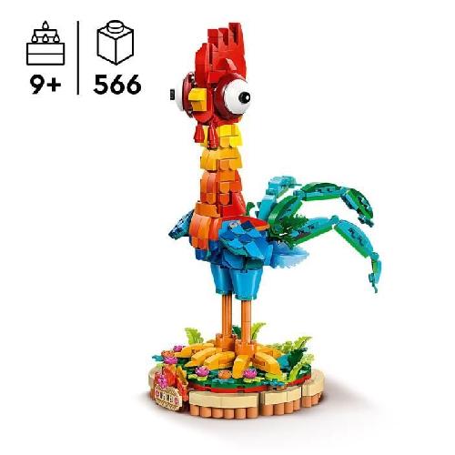 Jeu D'assemblage - Jeu De Construction - Jeu De Manipulation LEGO | Disney Vaiana 2 43272 Heihei - Jouet pour fille des 9 ans avec poulet a construire