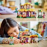 Jeu D'assemblage - Jeu De Construction - Jeu De Manipulation LEGO Disney Wish 43231 La Chaumiere d'Asha. Maison de Poupées avec Mini Poupées Asha. Sakina et Sabino et Figurine Star