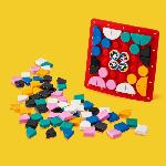 Jeu D'assemblage - Jeu De Construction - Jeu De Manipulation LEGO DOTS 41963 - Plaque a Coudre Mickey Mouse et Minnie Mouse - Jeu de construction creatif pour enfants