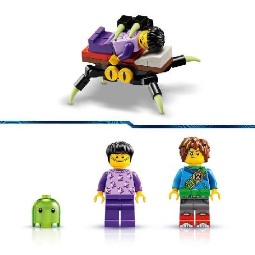 Jeu D'assemblage - Jeu De Construction - Jeu De Manipulation LEGO DREAMZzz 71454 Mateo et Z-Blob le Robot. Jouet avec Grande Figurine et Minifigurines Jayden