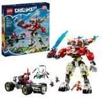 LEGO DREAMZzz 71497 Robot-tigre de Cooper et bolide de Zero - Jouet de construction 3-en-1