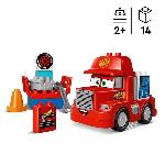 Jeu D'assemblage - Jeu De Construction - Jeu De Manipulation LEGO DUPLO | 10417 Cars Disney et Pixar Mack a la Course. Jouet a Roues pour Enfants