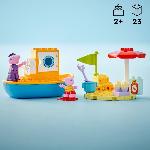 Jeu D'assemblage - Jeu De Construction - Jeu De Manipulation LEGO DUPLO 10432 Le Voyage en Bateau de Peppa Pig - Set de Jeu de Bain pour Tout-petits