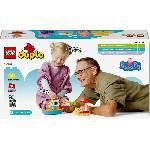 Jeu D'assemblage - Jeu De Construction - Jeu De Manipulation LEGO DUPLO 10432 Le Voyage en Bateau de Peppa Pig - Set de Jeu de Bain pour Tout-petits